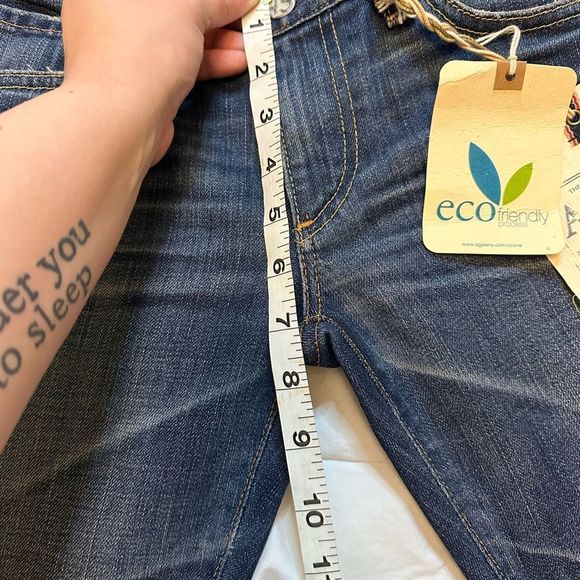 AG Anriano Goldschmied NWT womens Jeans Angel bootcut Dark wash size 26R - Picture 9 of 15